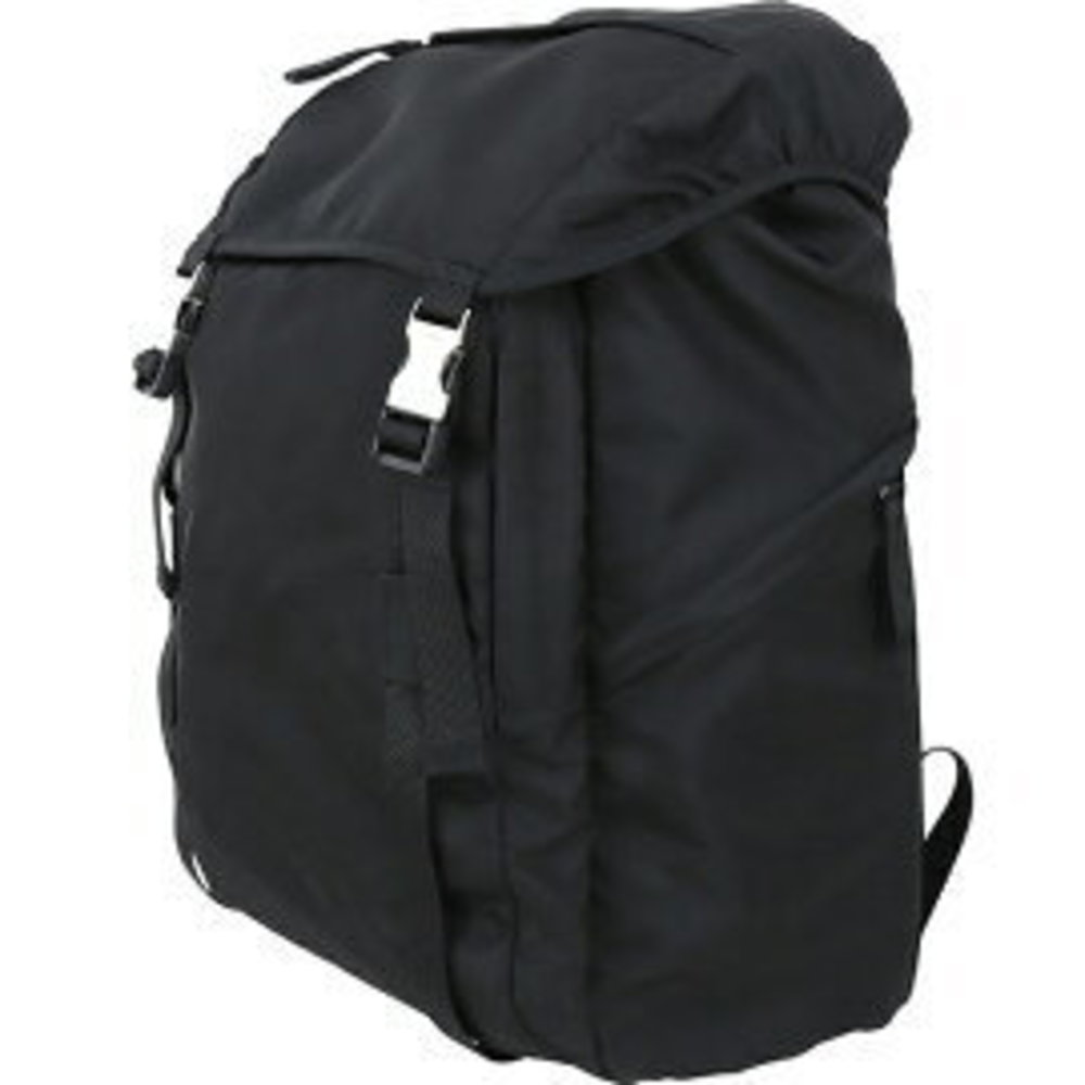 Prada Backpack Black Nylon Triangle Rucksack Shou… - image 3